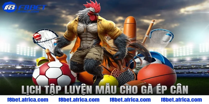 Lịch tập luyện mẫu cho gà ép cân