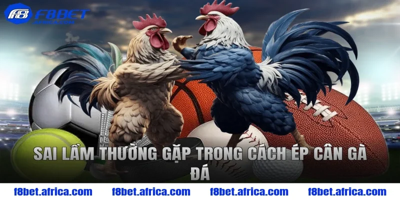 Sai lầm thường gặp trong cách ép cân gà đá